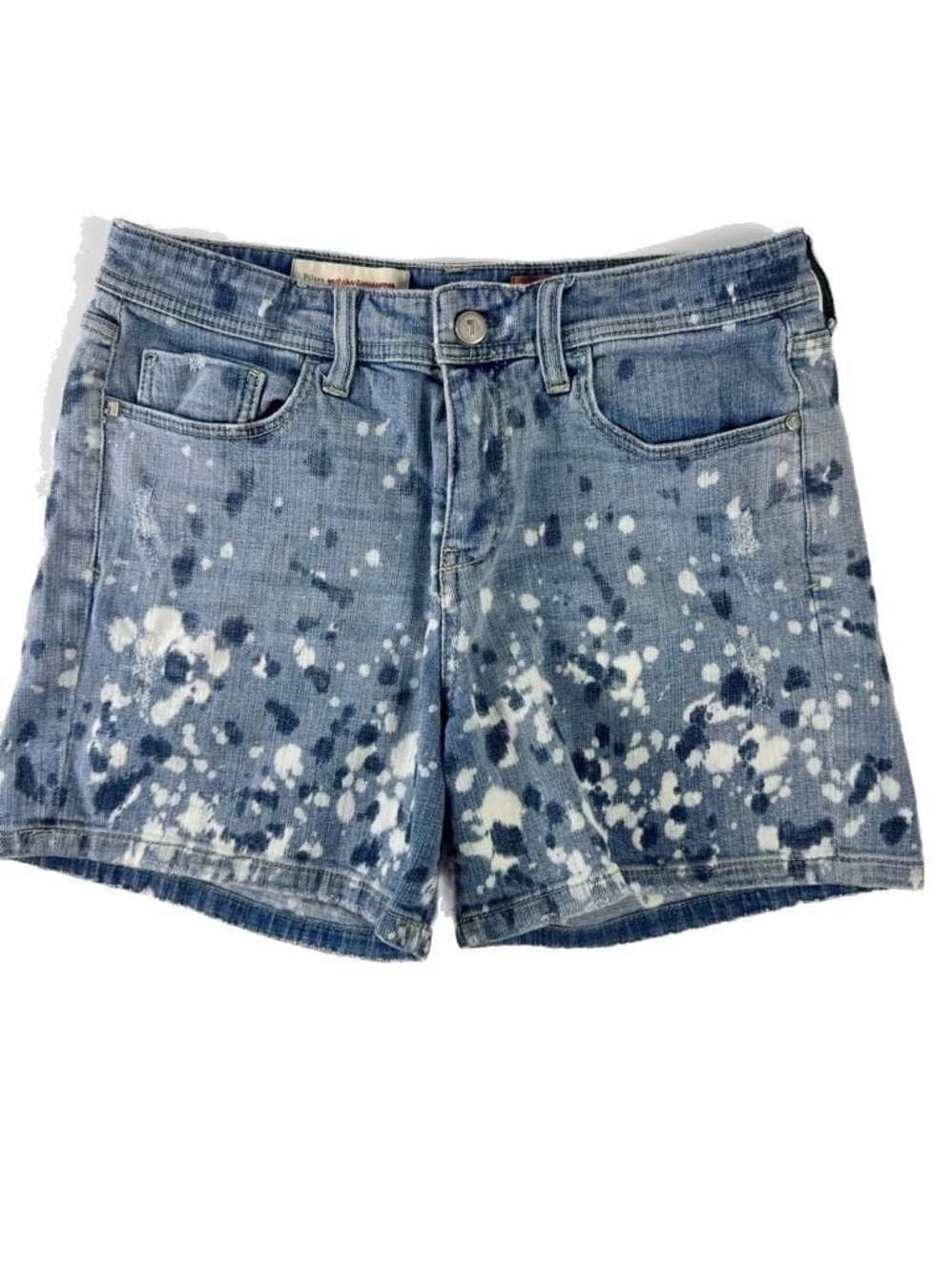 Pilcro and the Letterpress Women's Paint Splatter Denim Shorts Size 29